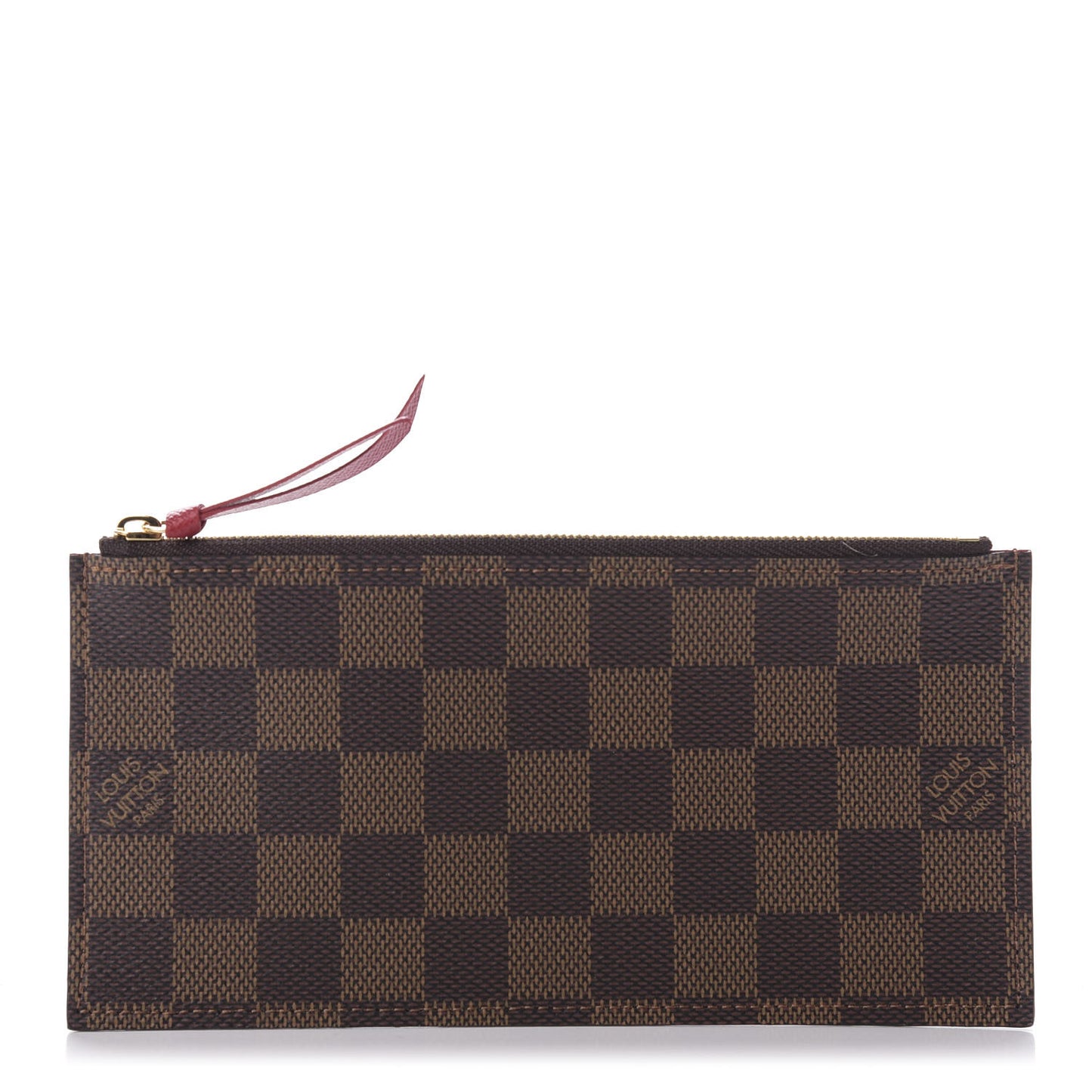 Damier Ebene Felicie Chain Wallet Zippered Insert