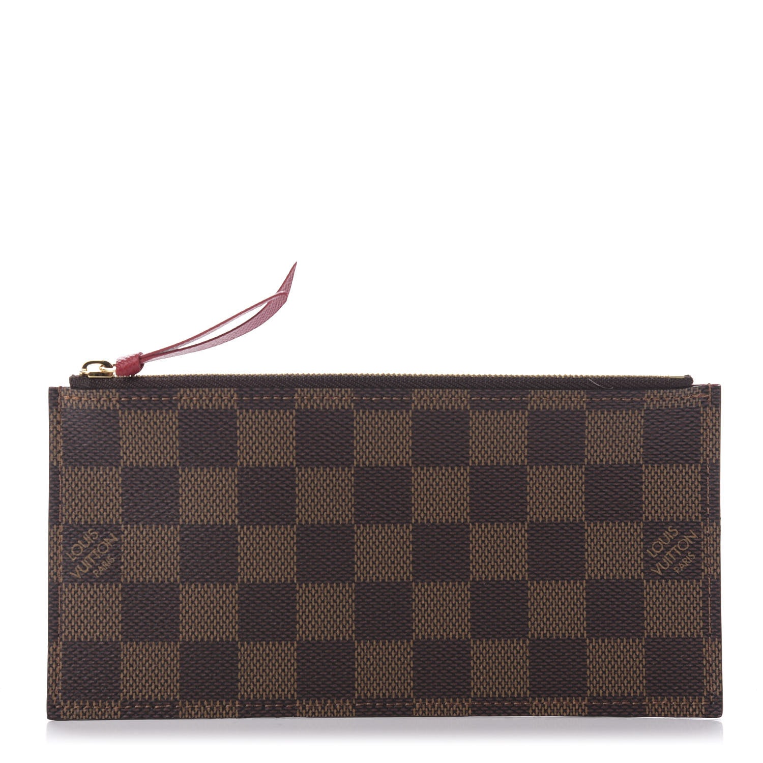 Louis Vuitton Damier Ebene Felicie Chain Wallet Zippered Insert 1 of 6