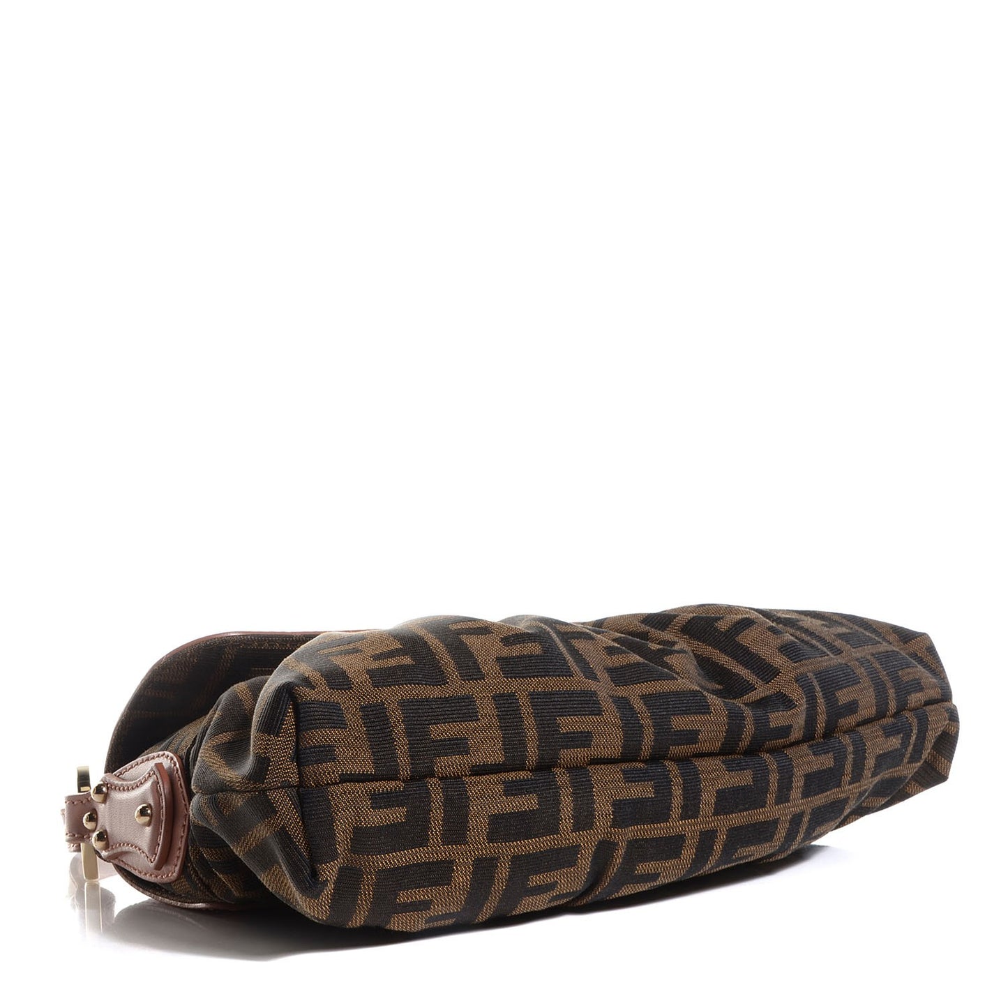 Zucca Cuoio Lucido Small Chef Shoulder Bag Tobacco Bois de Rose