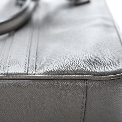 Burberry Textured Calfskin Briefcase Grey 15 of 17