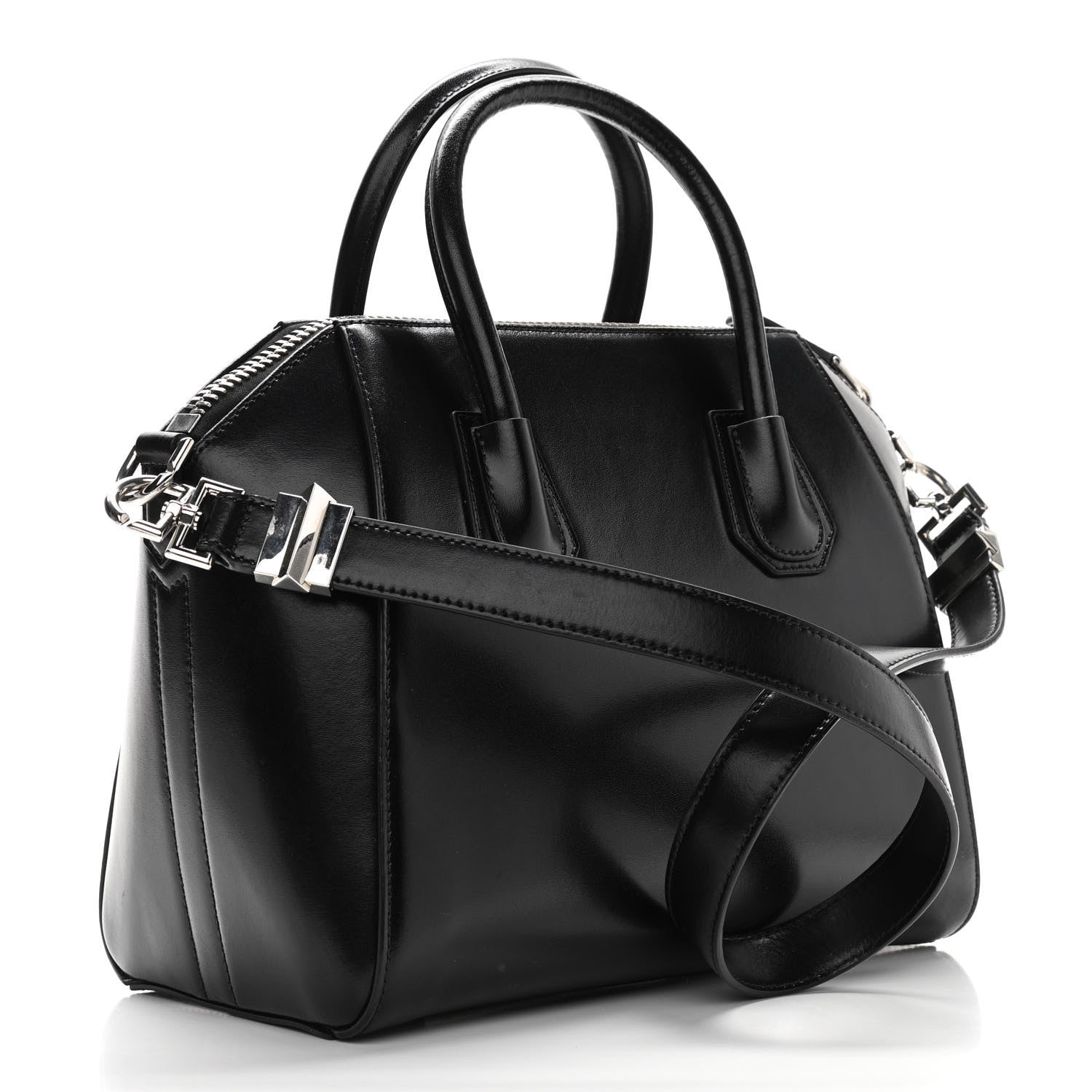 Givenchy Shiny Lord Calfskin Small Antigona Black 3 of 15