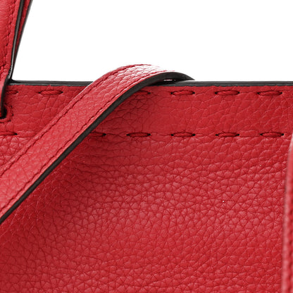 Gucci Cellarius Calfskin Mini GG Marmont Top Handle Bag Vulcanic Red 8 of 11