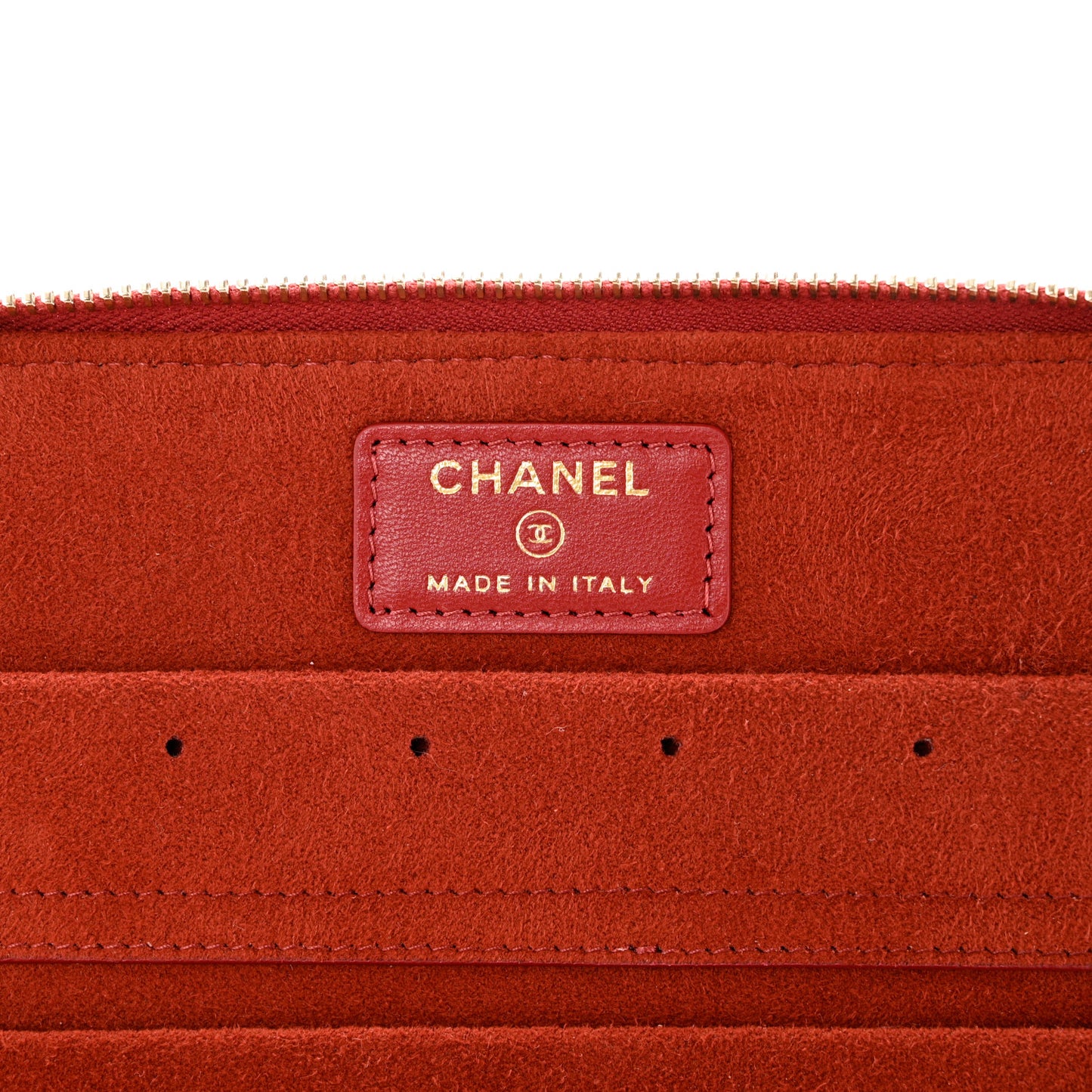 Caviar Quilted Top Handle Jewelry Case Red
