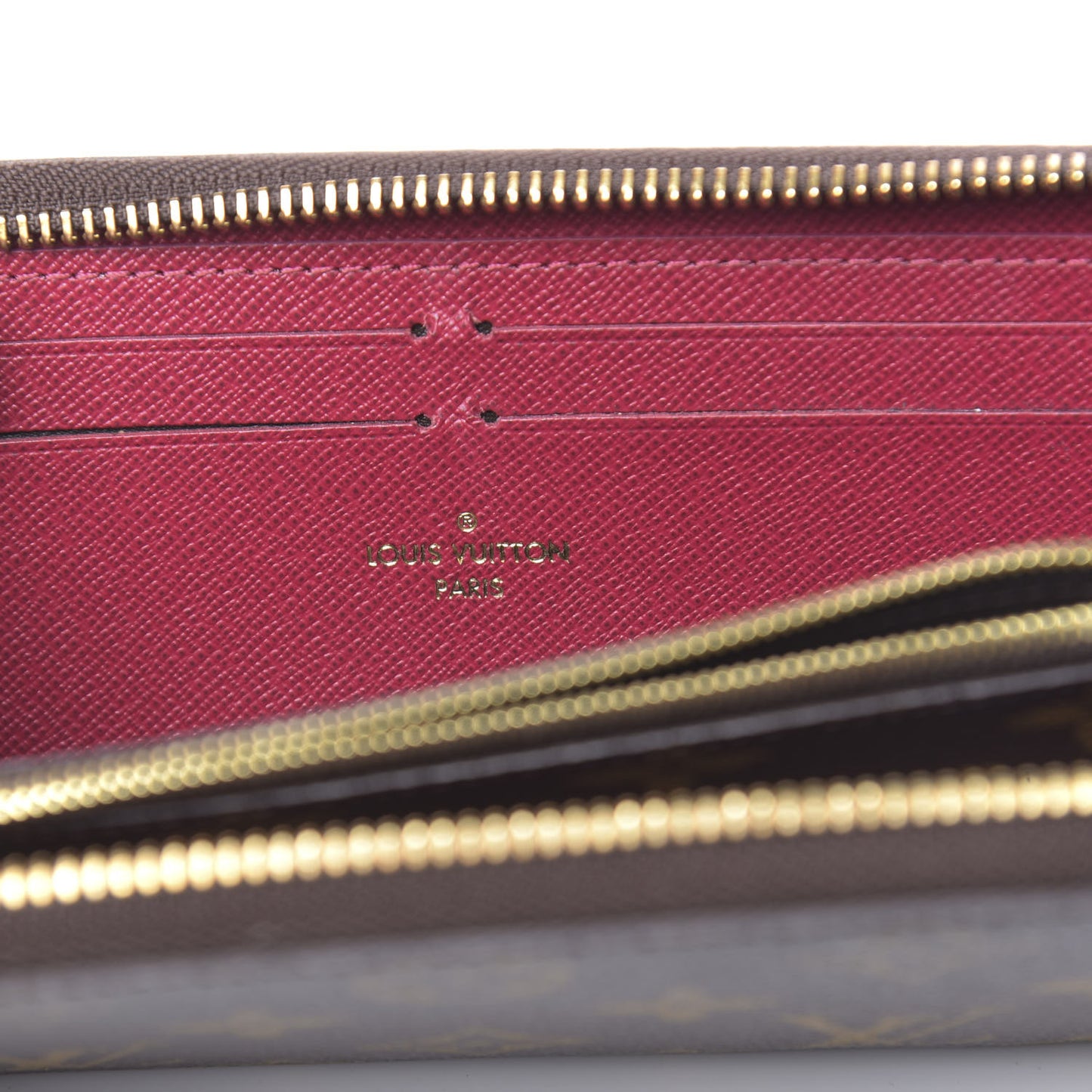 Monogram Clemence Wallet Fuchsia