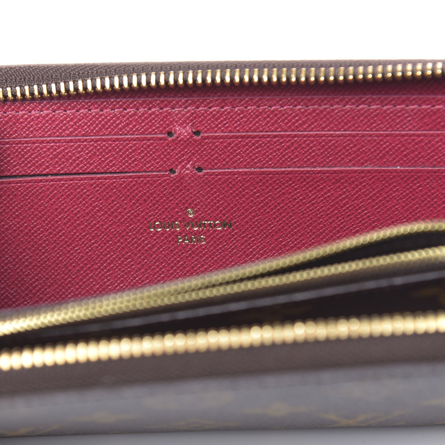 Louis Vuitton Monogram Clemence Wallet Fuchsia 6 of 10