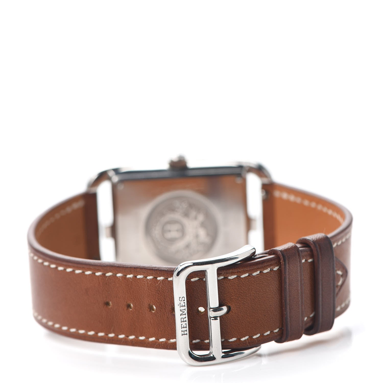 Hermes Stainless Steel Barenia 29mm Cape Cod Quartz Watch Fauve 3 of 6