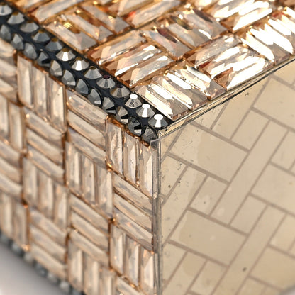 Judith Leiber Crystal Butterfly Hot Air Balloon Minaudiere Clutch Champagne Multicolor 10 of 11