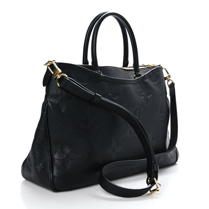Louis Vuitton Empreinte Monogram Giant Trianon MM Black 3 of 8
