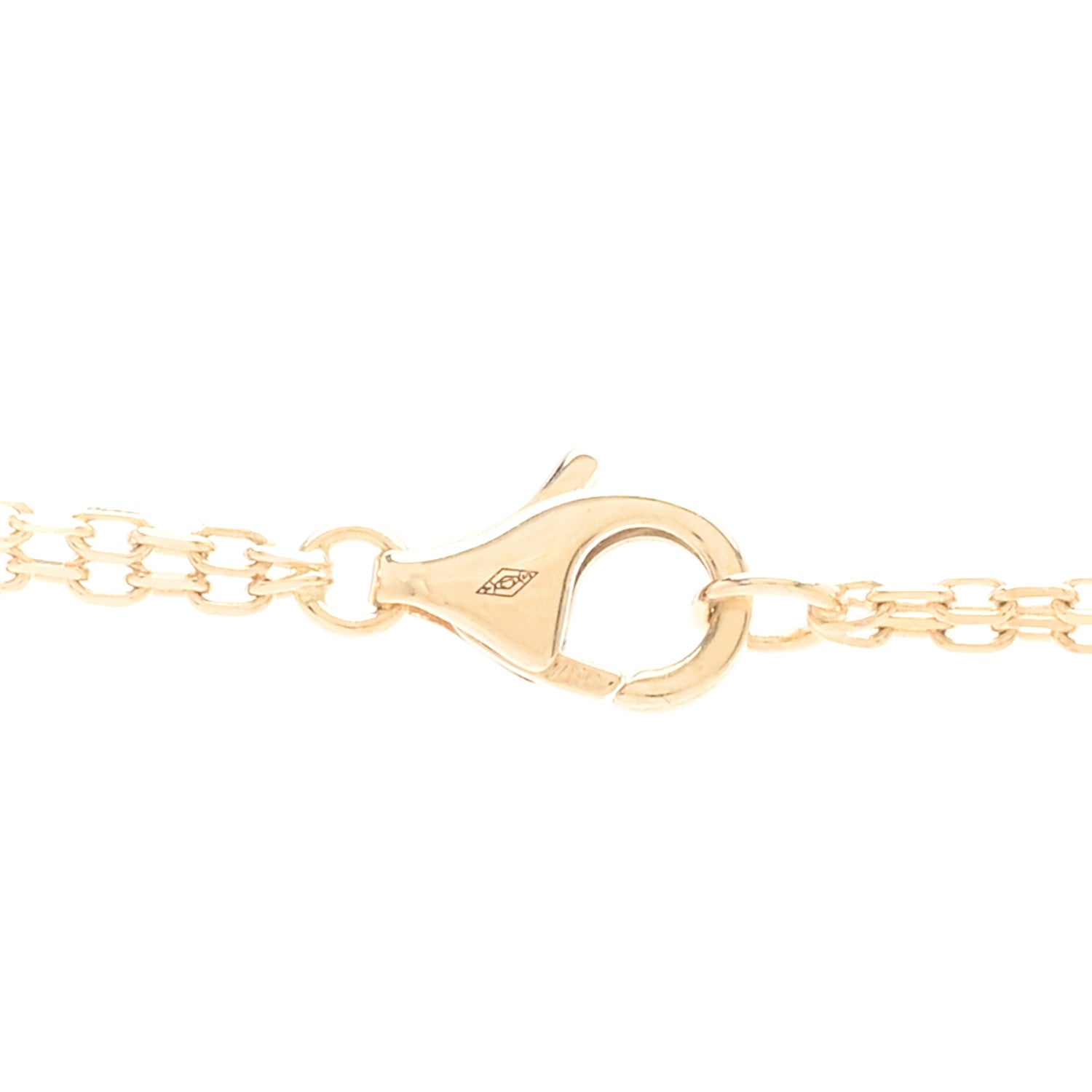 Cartier 18K Yellow Gold 2 Diamond LOVE Necklace 4 of 6