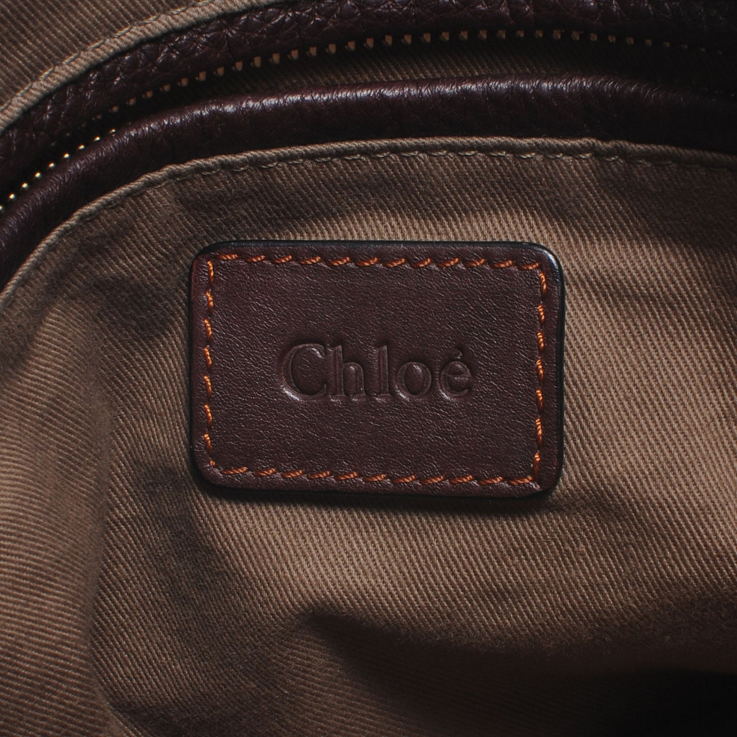 Chloe Leather Large Marcie Moka 6 of 7