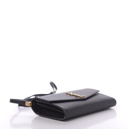 Saint Laurent Grain De Poudre Mini Uptown Crossbody Bag Black 4 of 13