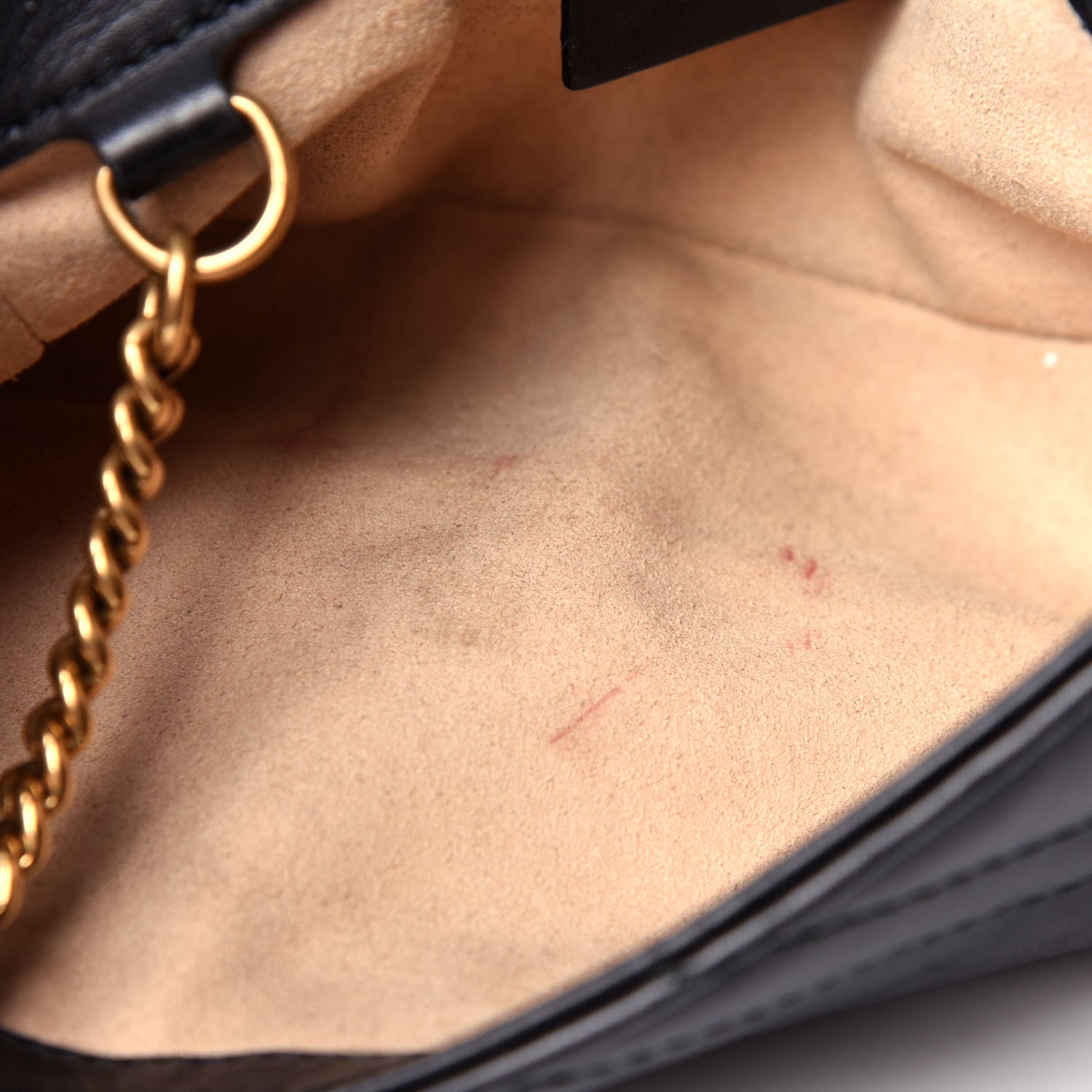 Gucci Calfskin Matelasse Super Mini GG Marmont Shoulder Bag Black 13 of 13