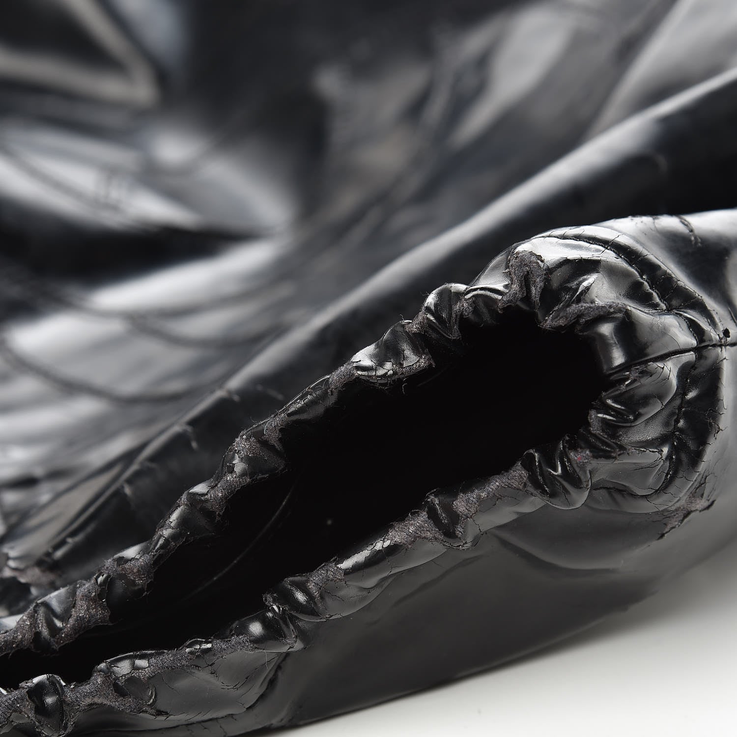 Chanel Vinyl XL Coco Cabas Black 9 of 32