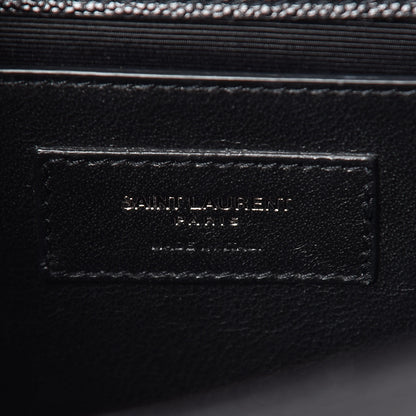 Saint Laurent Grain De Poudre Small Monogram Kate Satchel Black 9 of 9