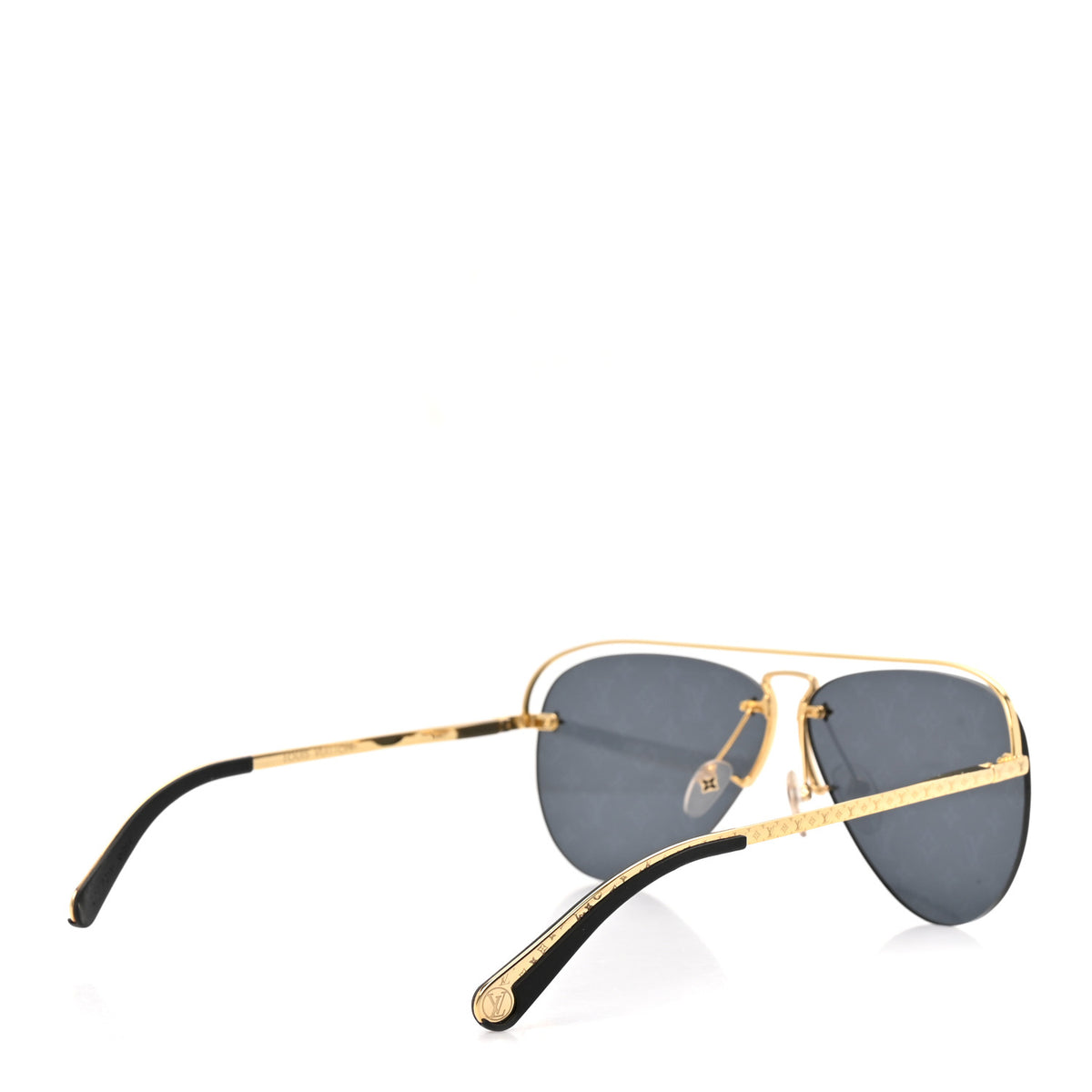 Metal Monogram Grease Sunglasses Z1172W Gold