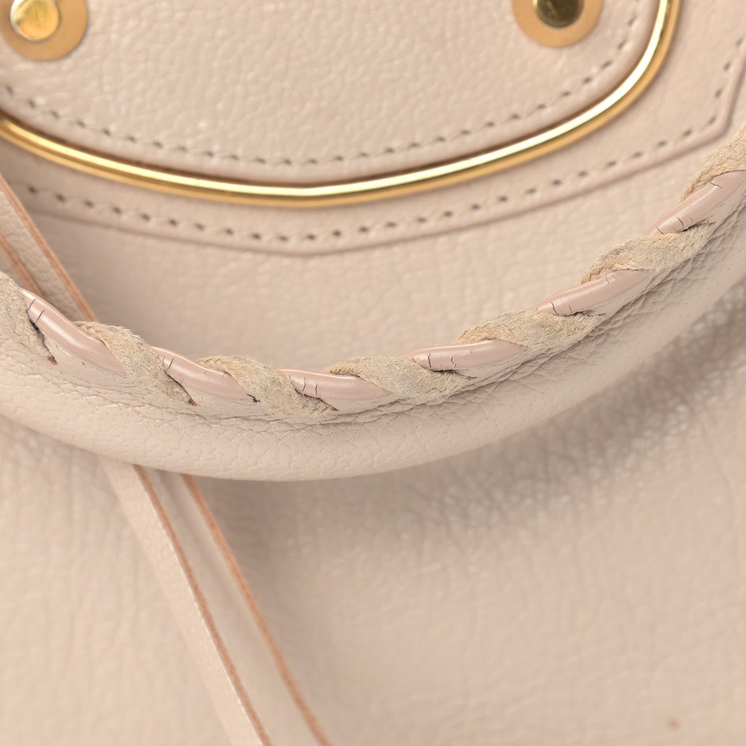 Balenciaga Chevre Gold Hardware Metallic Edge City Beige Praline 12 of 14