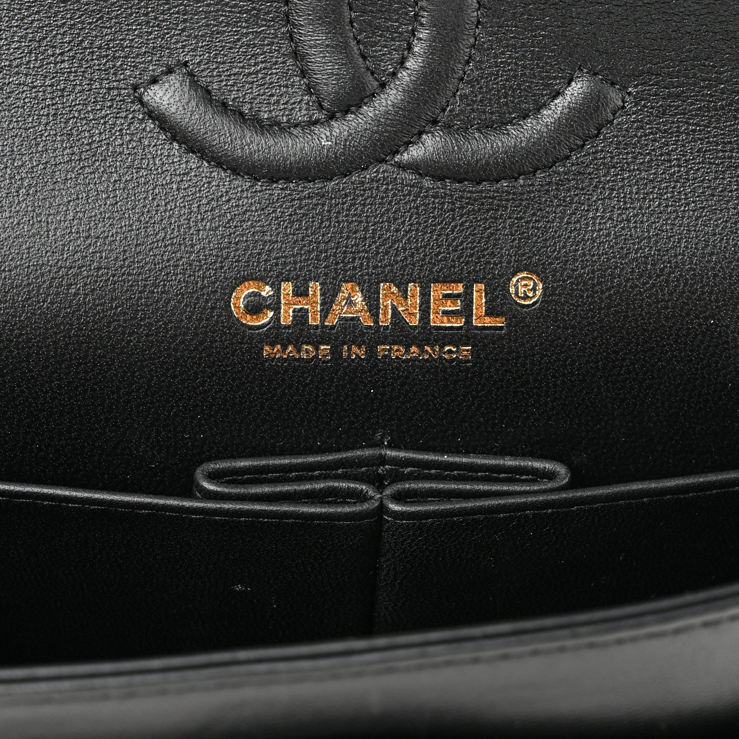 Chanel Lambskin Quilted Small Double Flap Black 6 of 11
