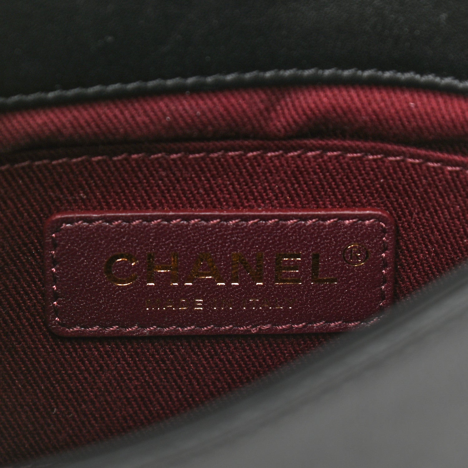 Chanel Calfskin Stitched Flap Black 6 of 11