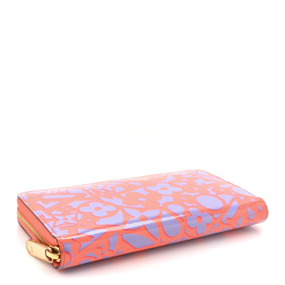 Louis Vuitton Patent Sweet Monogram Zippy Wallet Corail 4 of 13