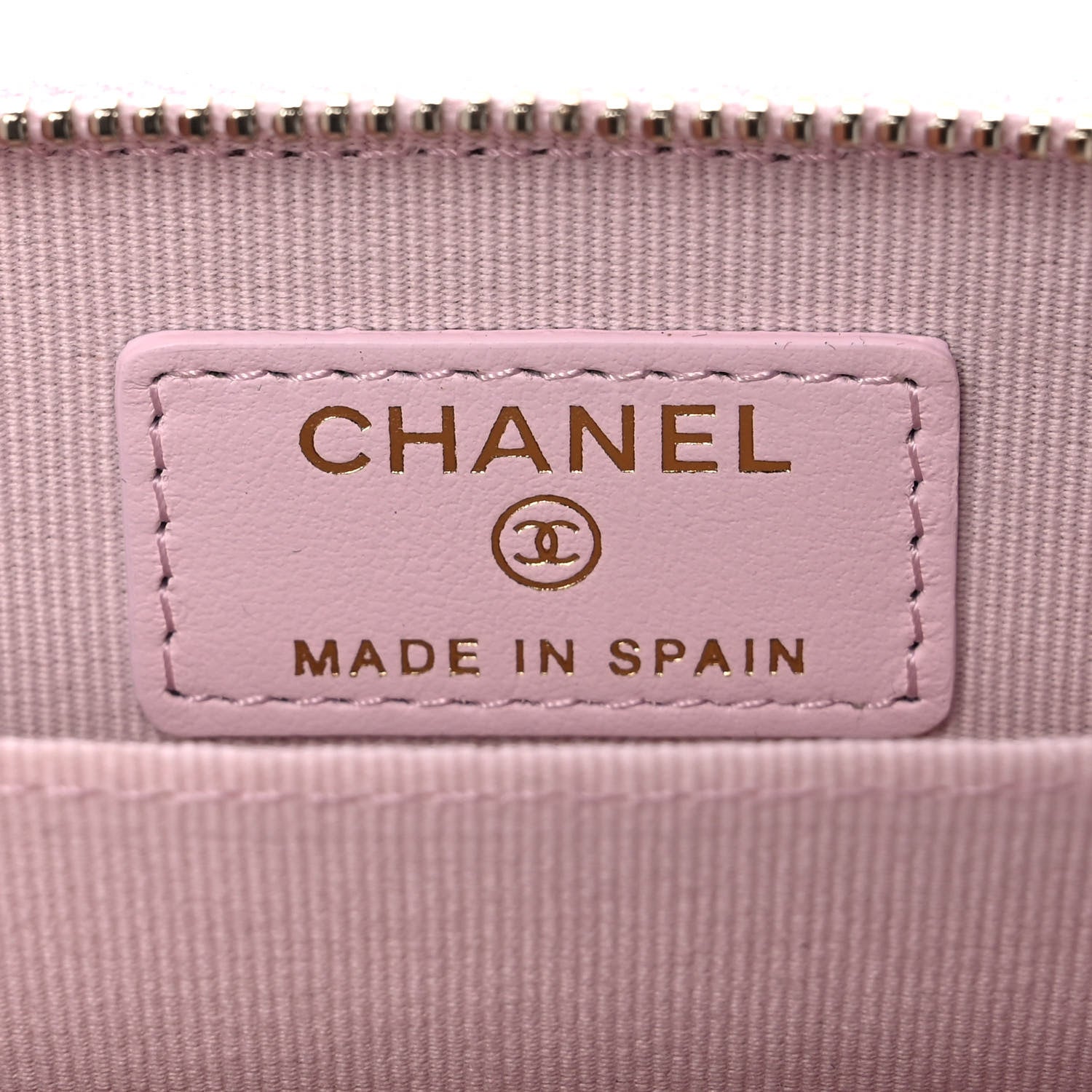 Chanel Caviar Quilted Zip Coin Purse Light Pink 8 of 11