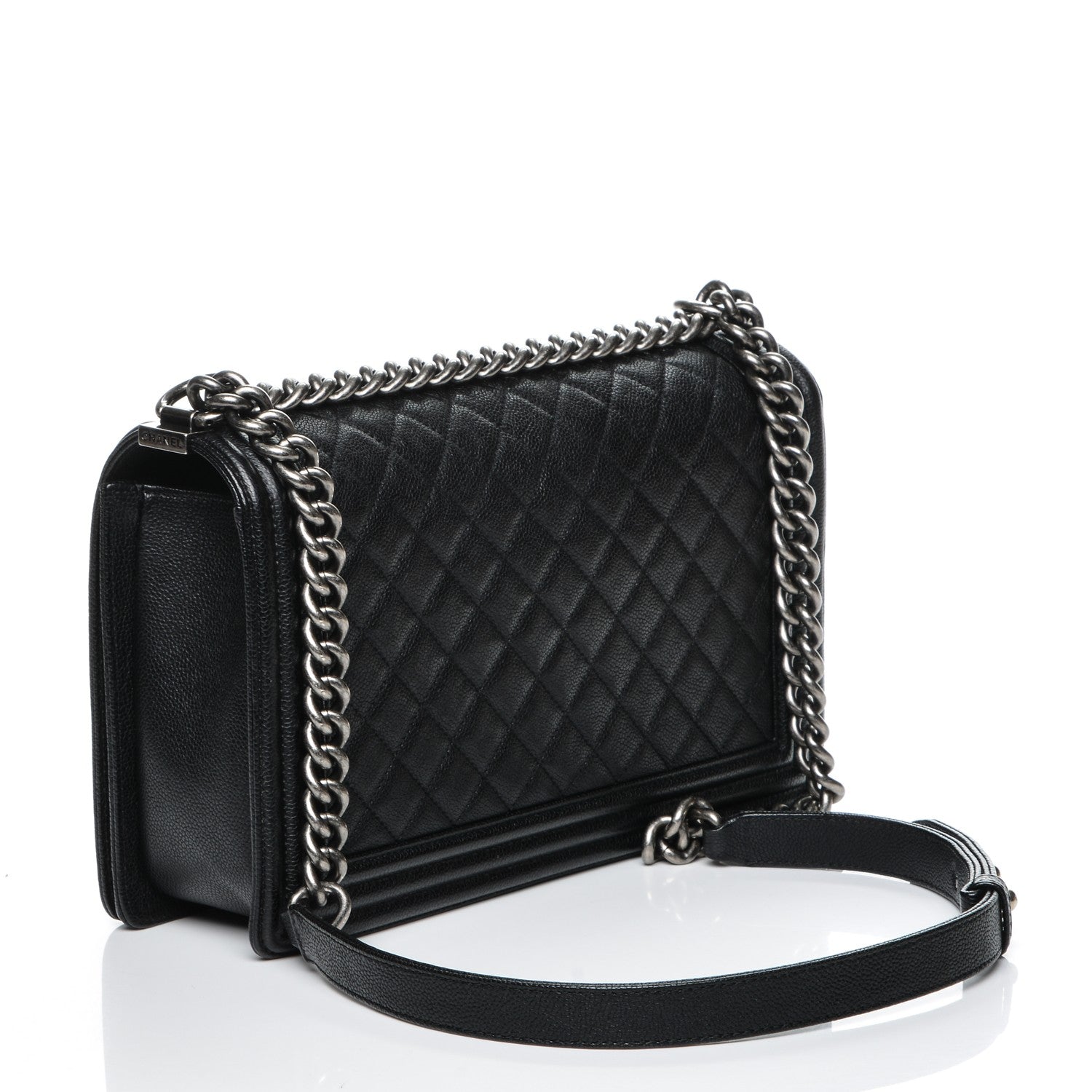 Chanel Caviar Quilted New Medium Boy Flap Black 3 of 7
