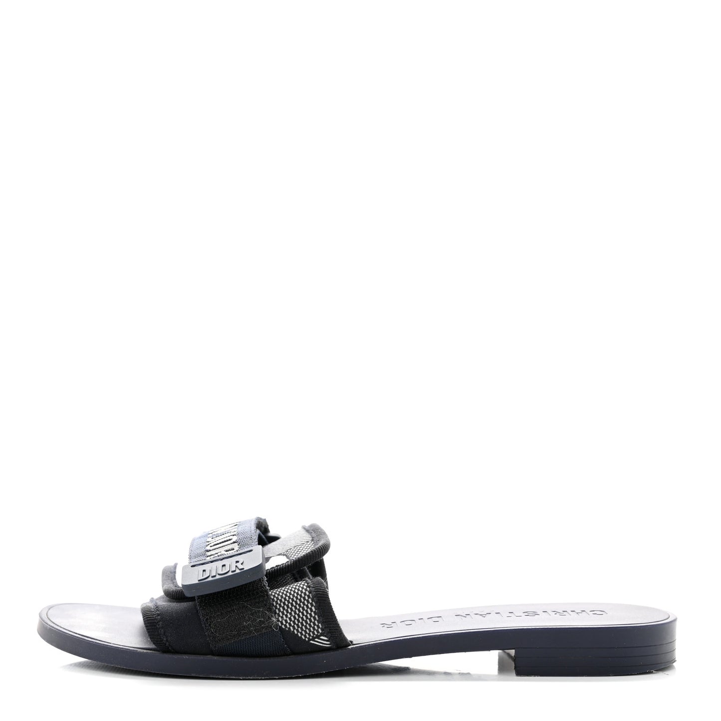Technical Stretch Fabric Camouflage Dio(r)evolution Slide Sandals 36 Deep Blue