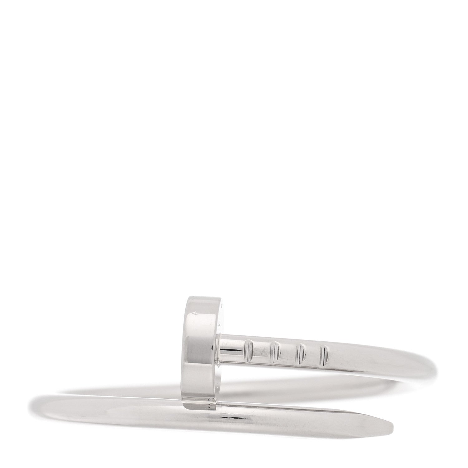 Cartier 18K White Gold Small Juste Un Clou Ring 62 10 1 of 6