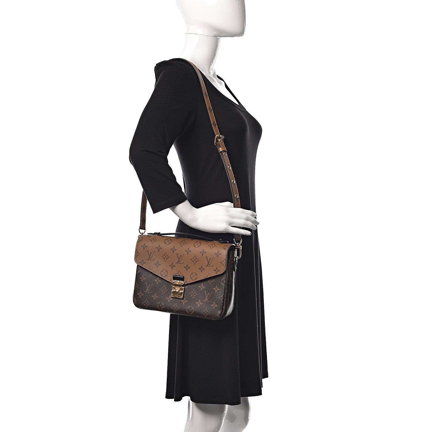 Louis Vuitton Reverse Monogram Pochette Metis 2 of 10