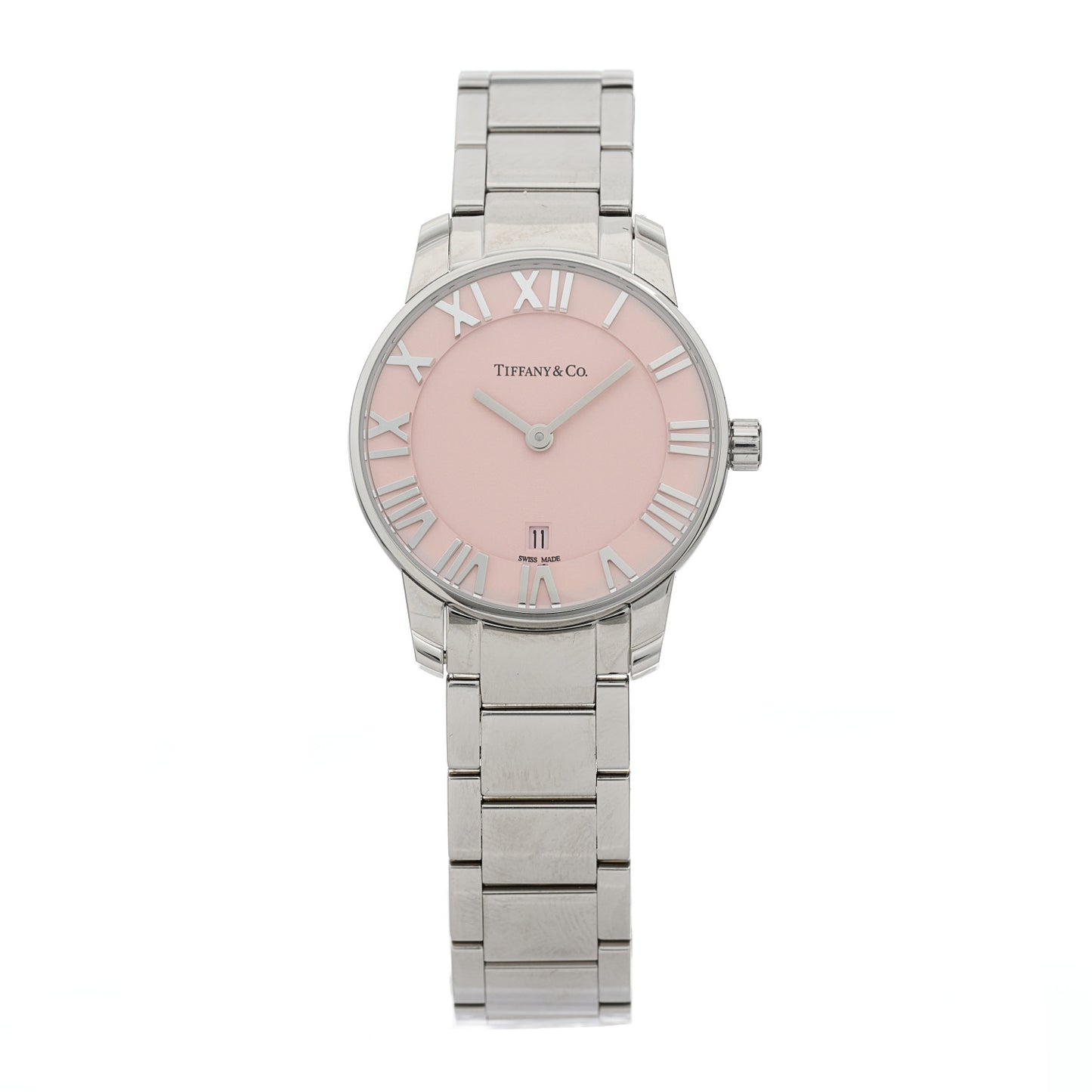 Stainless Steel 29mm Atlas 2-Hand Quartz Watch Pink