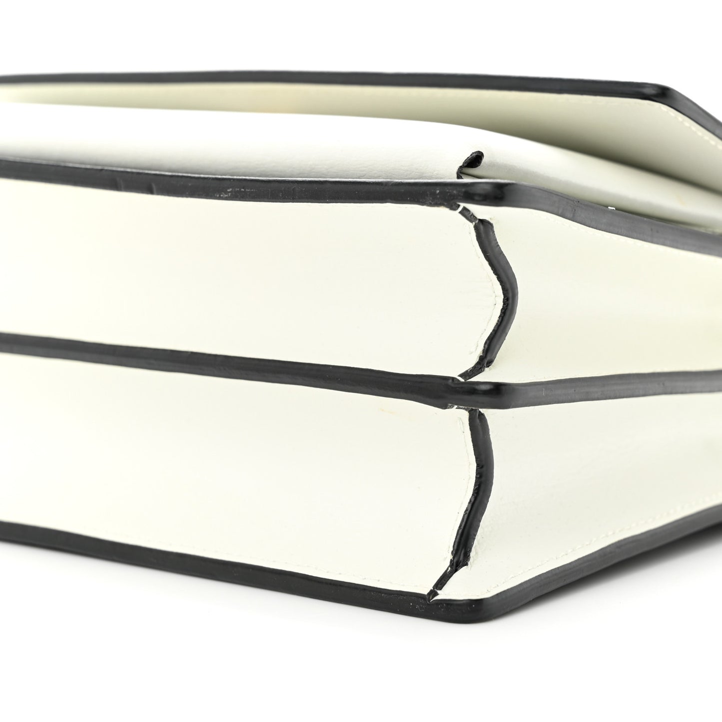 Calfskin Bi-Color Medium Monogram Sunset Black Pearl White
