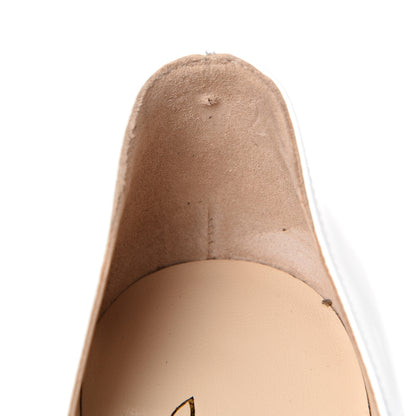 Christian Louboutin Patent So Kate 120 Pumps 37.5 White 8 of 9