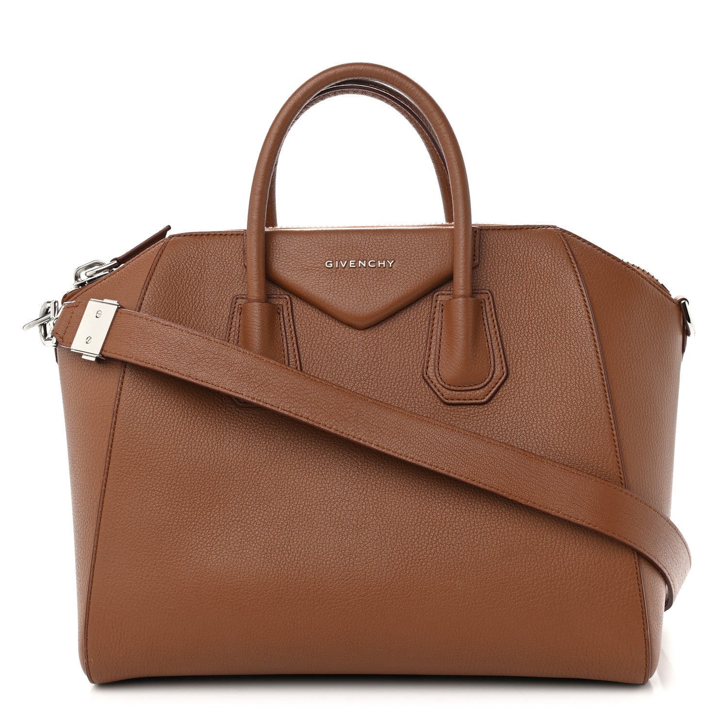 Givenchy Sugar Goatskin Medium Antigona Cognac 1 of 9