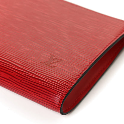 Louis Vuitton Epi Pochette Accessories 24 Castillan Red 10 of 10