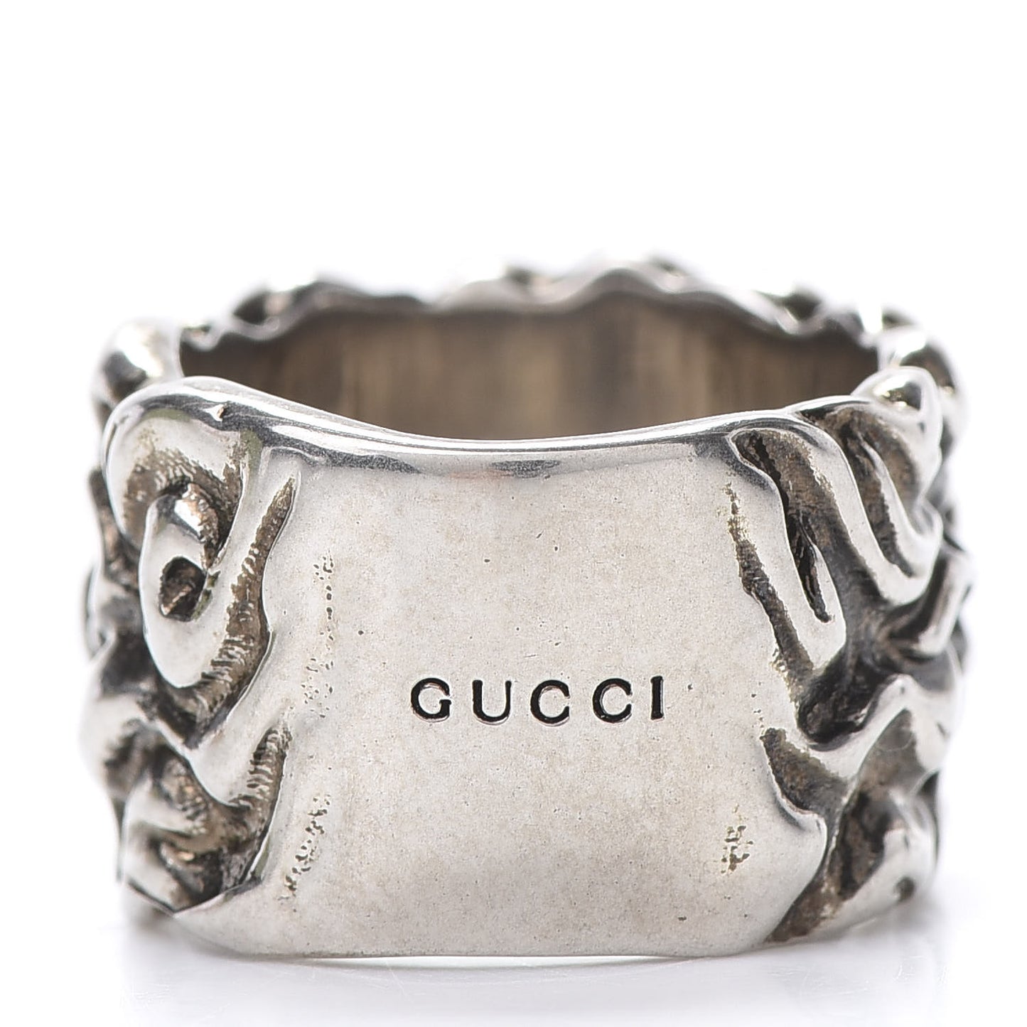 Metal Lion Mane Ring 6.25 Aged Silver
