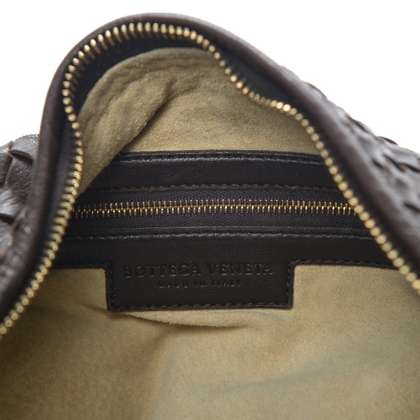 Nappa Intrecciato Large Veneta Hobo Ebano