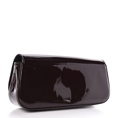 Louis Vuitton Patent Sobe Clutch Amarante 3 of 6