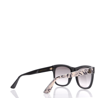 Gucci Acetate Herbarium Print Square Frame Sunglasses GG0032S Grey 4 of 6
