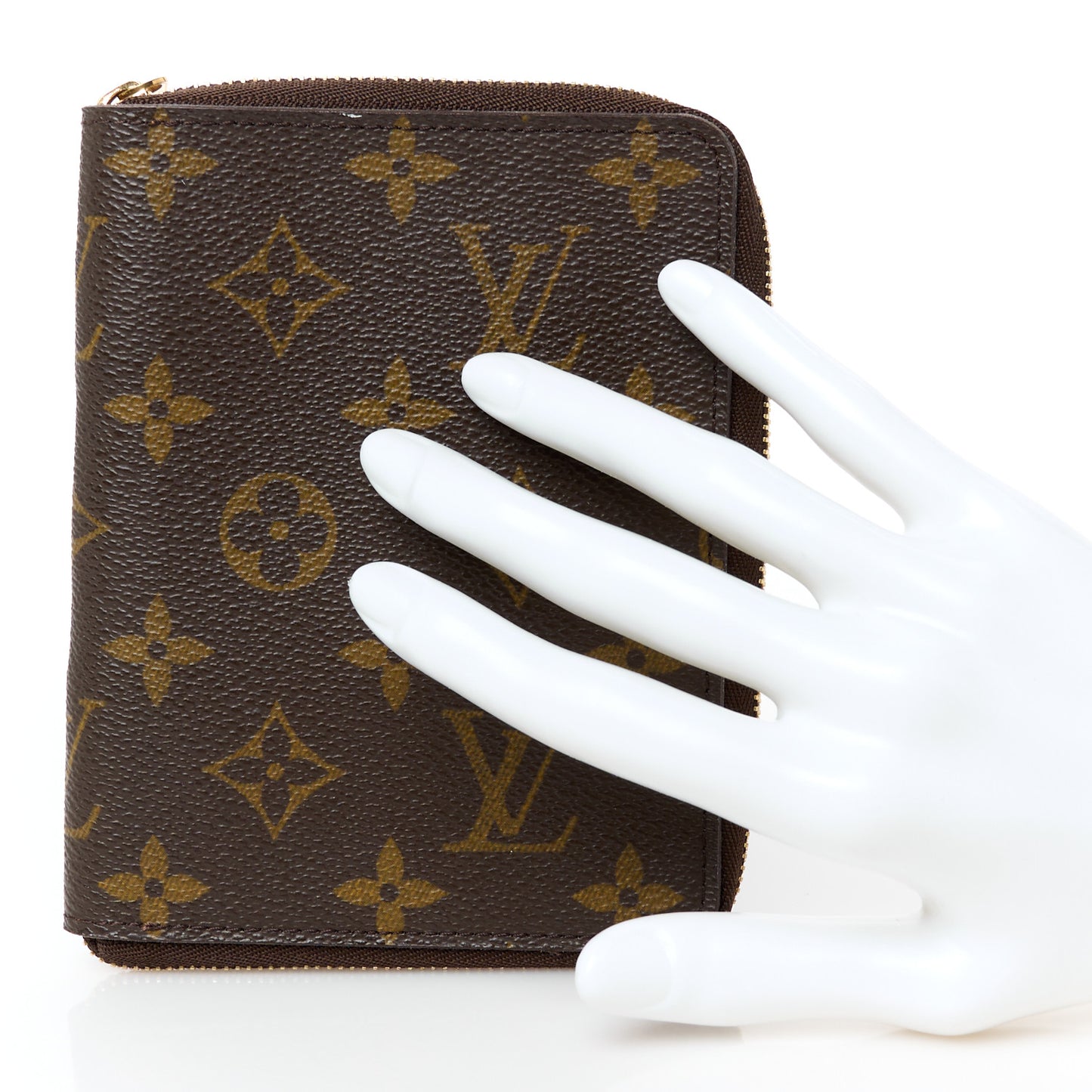 Monogram Zipped Passport Holder Wallet