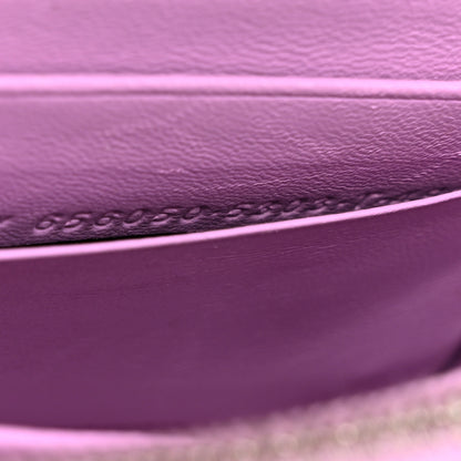 Balenciaga Shiny Box Calfskin Tonal B Hourglass Chain Bag Liliac 8 of 18