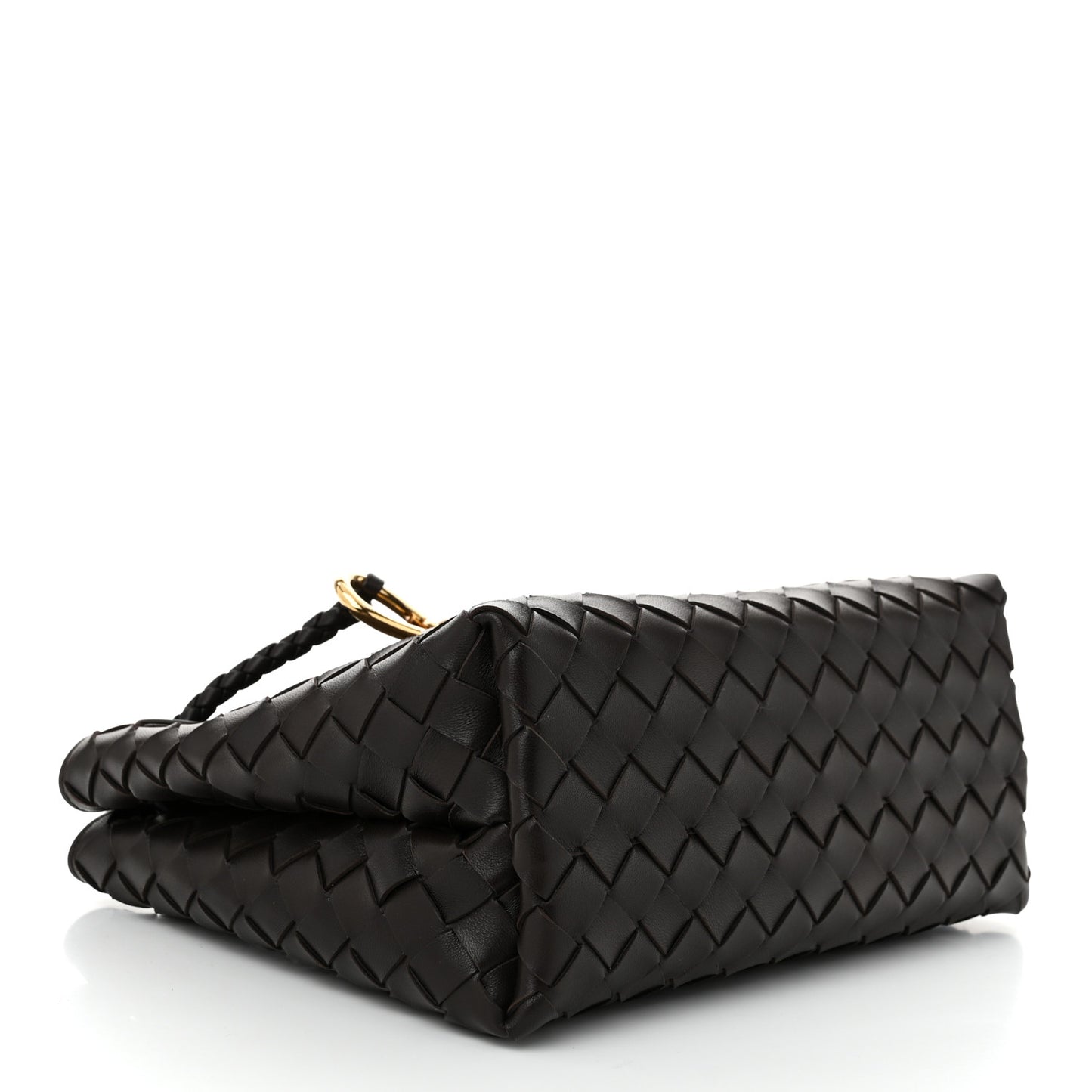 Nappa Intrecciato Small Andiamo Shoulder Bag Fondant