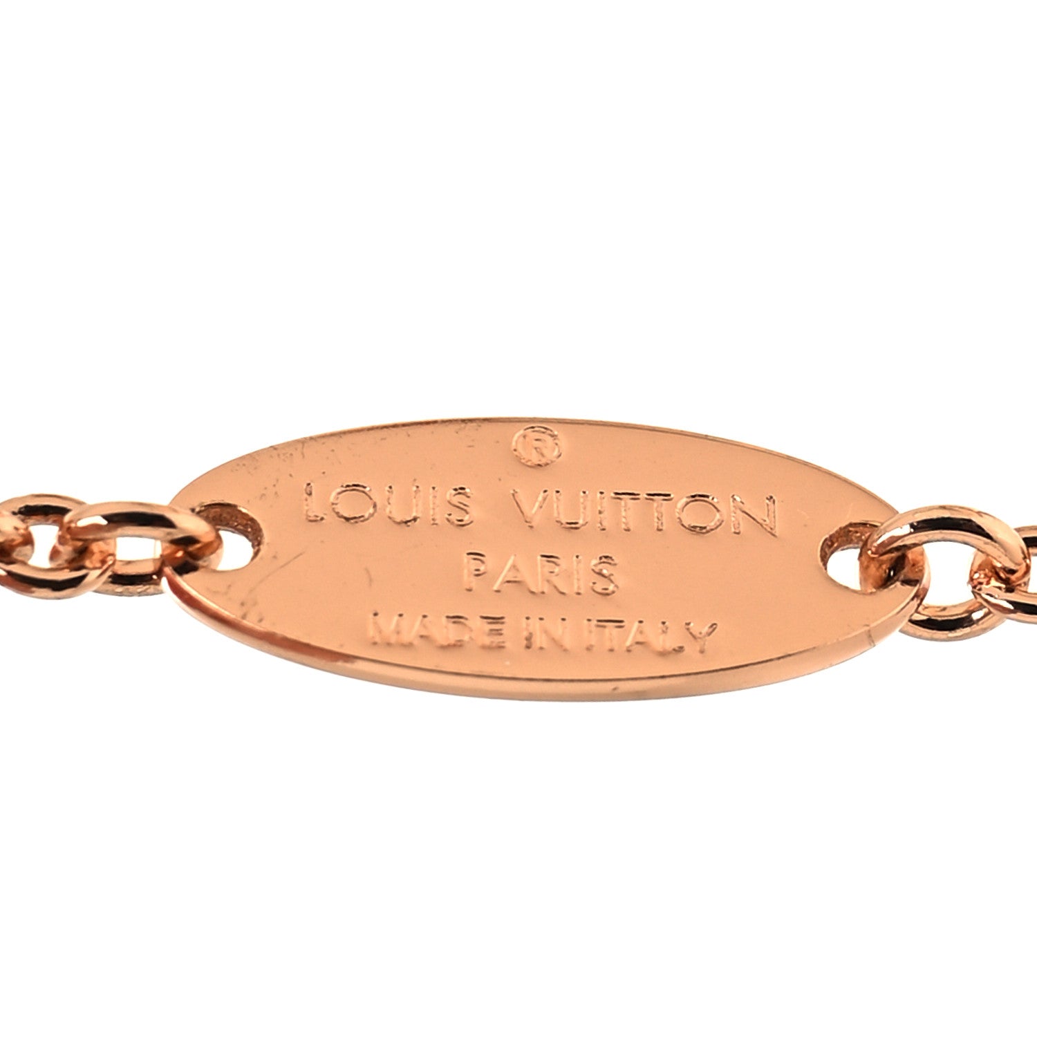 Louis Vuitton Metal Crystal LV Iconic Blush Bracelet Blush Pink 5 of 6
