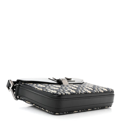 Christian Dior Oblique Smooth Calfskin Messenger Beige Black 4 of 12