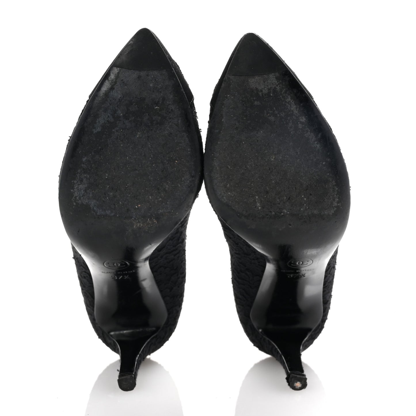 Lace Camellia CC Pumps 37.5 Black