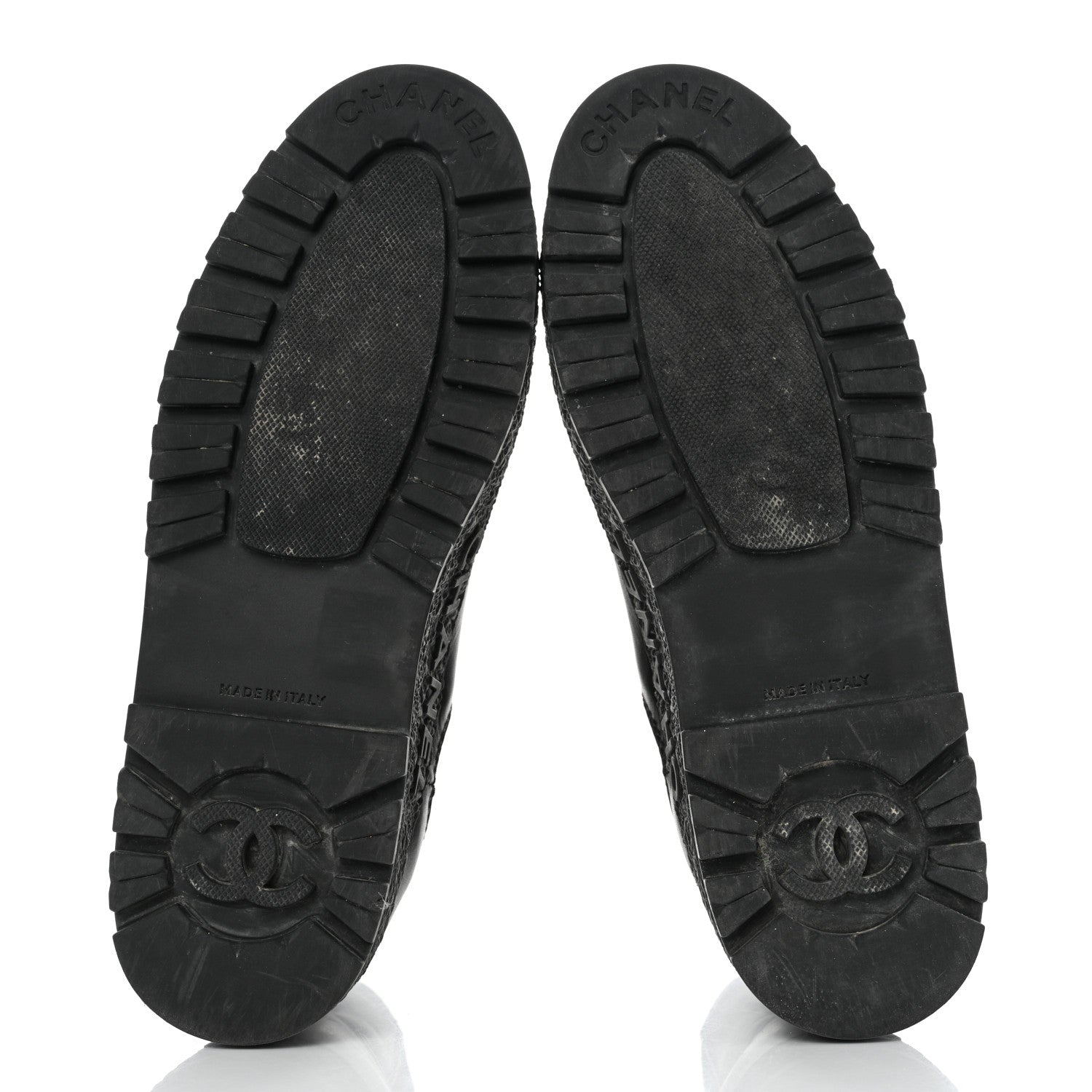 Chanel Calfskin Cap Toe CC Ankle Boots 39 Black 5 of 13
