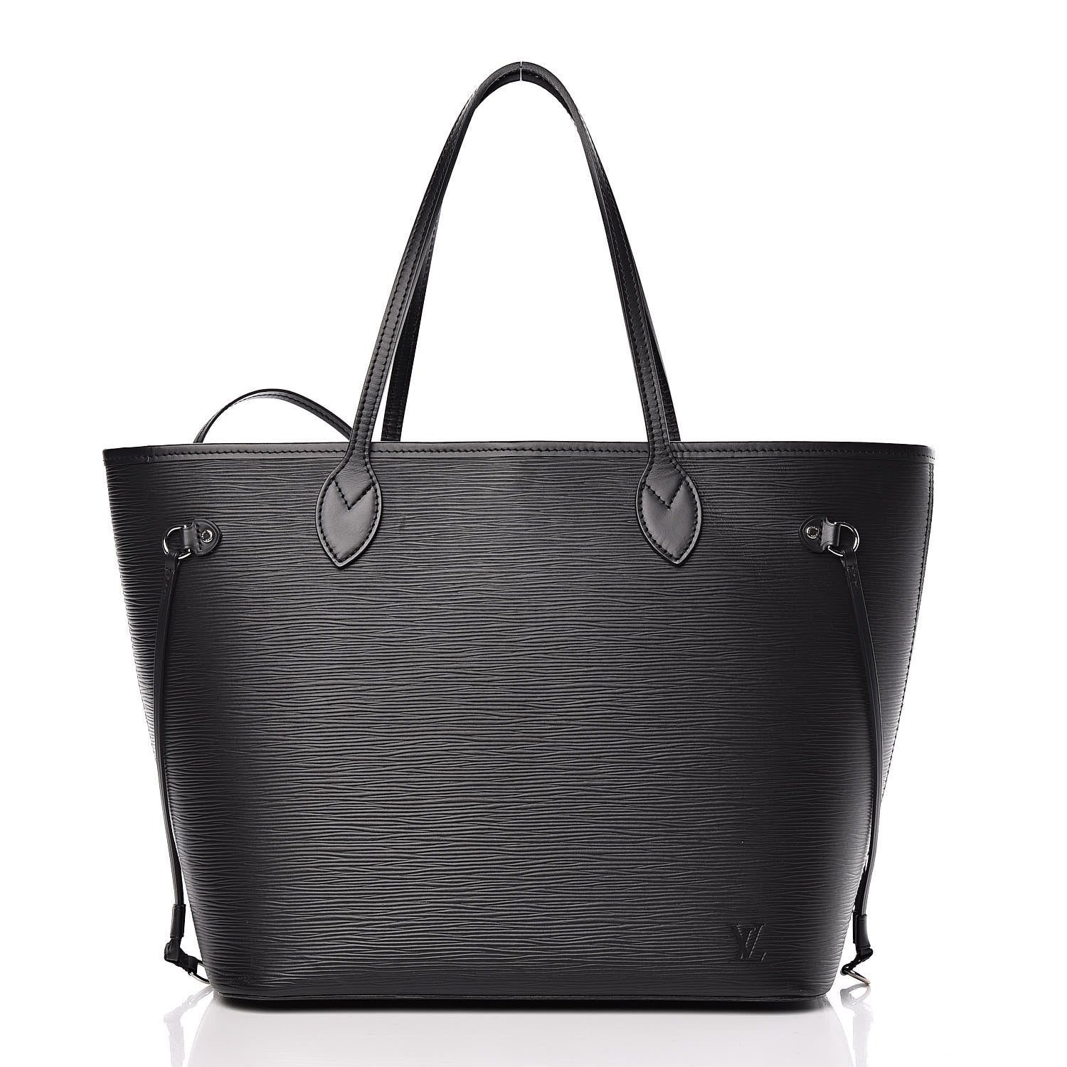 Louis Vuitton Epi Neverfull MM Black 3 of 17