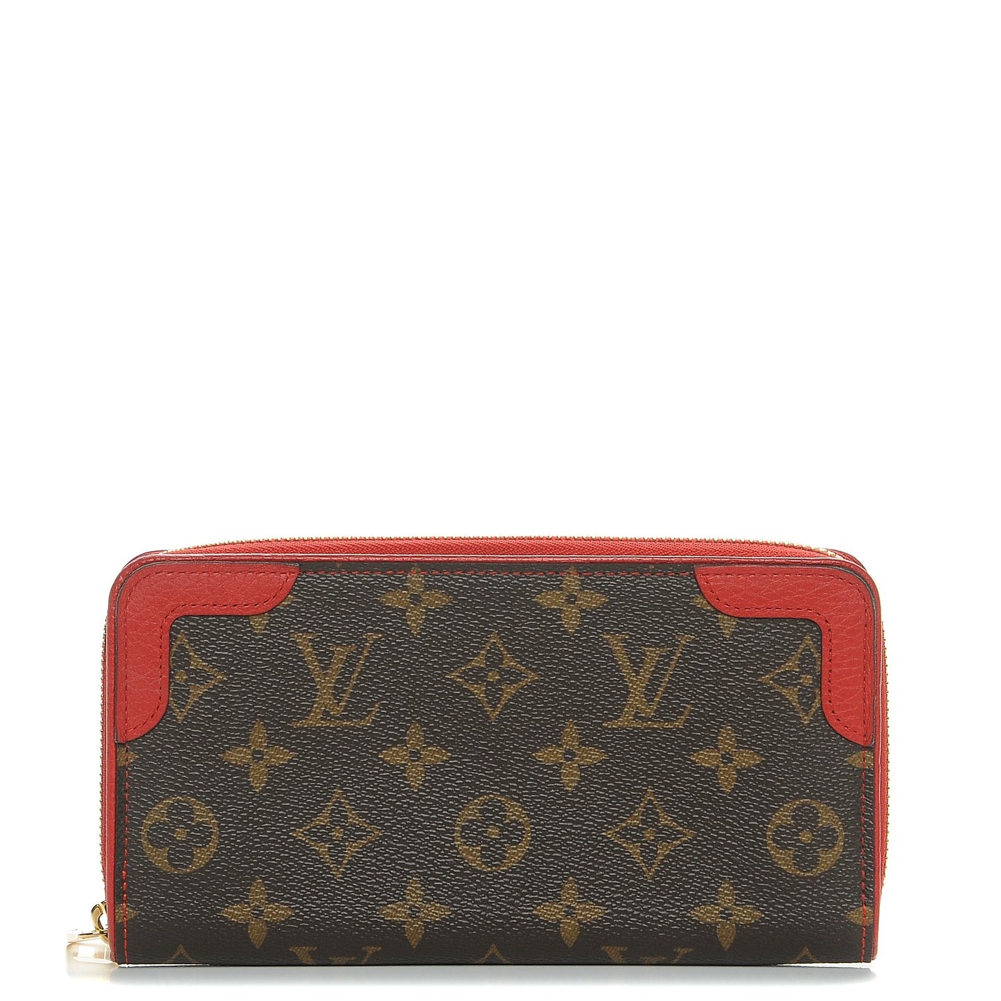 Monogram Retiro Zippy Wallet Cherry