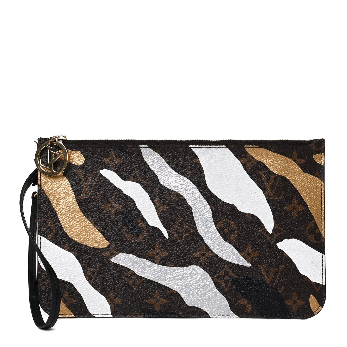 X LOL Monogram Neverfull MM GM Pochette Gold Silver