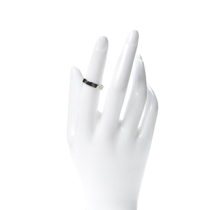 Cartier 18K White Gold 3.5mm LOVE Wedding Band Ring 52 6 2 of 5