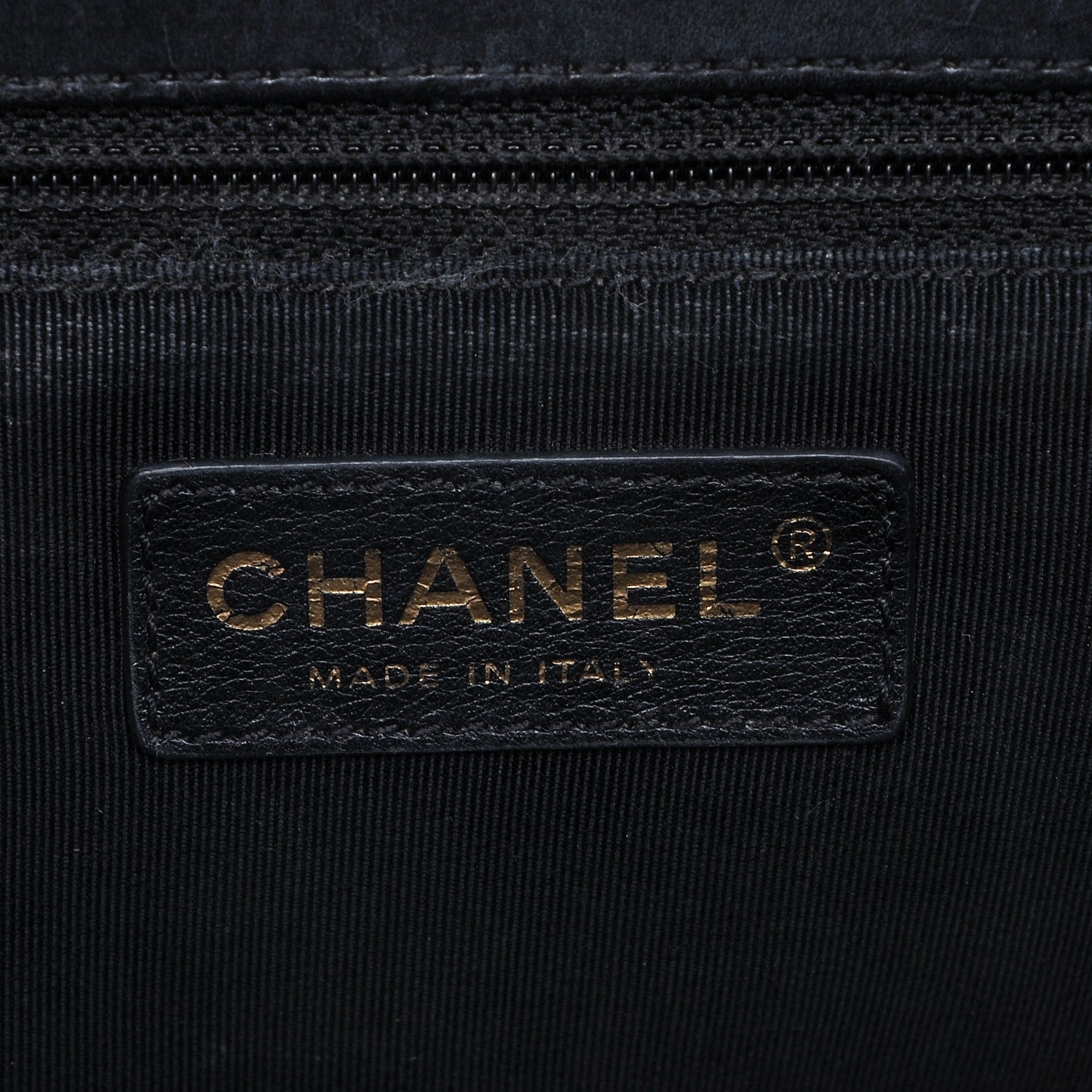 Chanel Glazed Calfskin Boy Tote Black 6 of 10