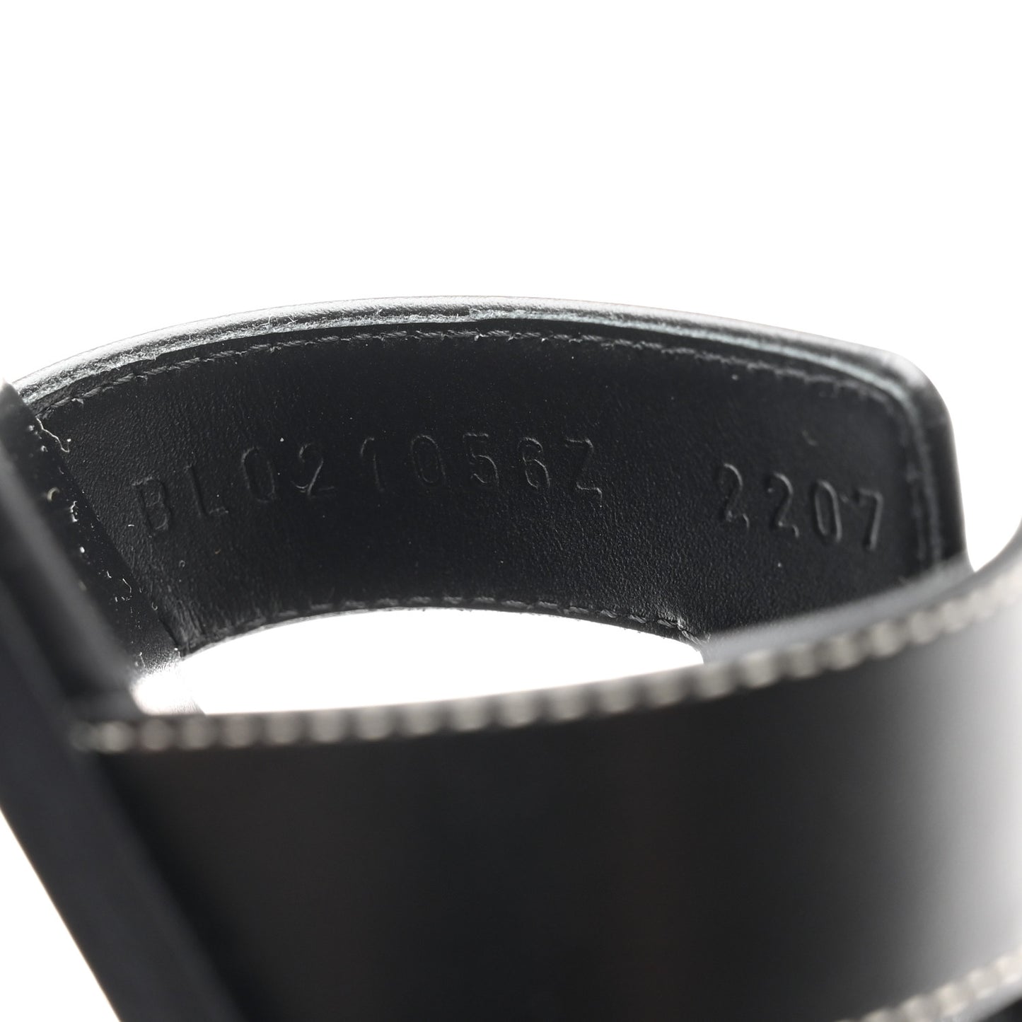Box Calfskin Oran Sandals 37.5 Black